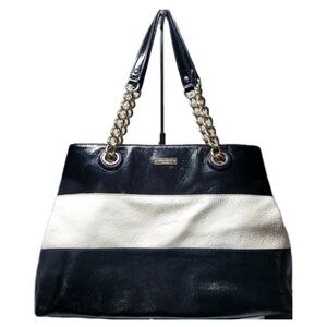 Kate Spade Purse Maryanne Journal Patent Leather Tote Bag Multicolor Designer